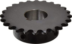 Browning - 24 Teeth, 3/8" Chain Pitch, Chain Size 35, Finished Bore Sprocket - 1" Bore Diam, 2.873" Pitch Diam, 3.07" Outside Diam - Americas Industrial Supply