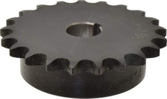 Browning - 21 Teeth, 1/2" Chain Pitch, Chain Size 40, Finished Bore Sprocket - 3/4" Bore Diam, 3.355" Pitch Diam, 3.62" Outside Diam - Americas Industrial Supply