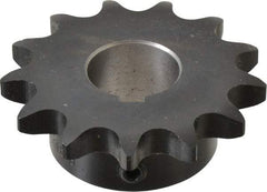 Browning - 13 Teeth, 5/8" Chain Pitch, Chain Size 50, Finished Bore Sprocket - 1" Bore Diam, 2.612" Pitch Diam, 2.91" Outside Diam - Americas Industrial Supply