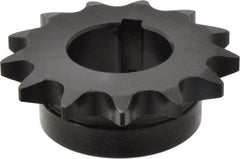 Browning - 13 Teeth, 5/8" Chain Pitch, Chain Size 50, Finished Bore Sprocket - 1-1/4" Bore Diam, 2.612" Pitch Diam, 2.91" Outside Diam - Americas Industrial Supply