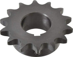 Browning - 14 Teeth, 5/8" Chain Pitch, Chain Size 50, Finished Bore Sprocket - 1-1/4" Bore Diam, 2.809" Pitch Diam, 3.11" Outside Diam - Americas Industrial Supply