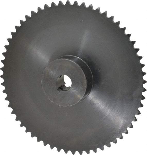 Browning - 60 Teeth, 3/8" Chain Pitch, Chain Size 35, Finished Bore Sprocket - 3/4" Bore Diam, 7.165" Pitch Diam, 7.38" Outside Diam - Americas Industrial Supply