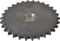 Browning - 30 Teeth, 5/8" Chain Pitch, Chain Size 50, Finished Bore Sprocket - 1-1/4" Bore Diam, 5.979" Pitch Diam, 6.32" Outside Diam - Americas Industrial Supply