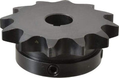 Browning - 12 Teeth, 3/4" Chain Pitch, Chain Size 60, Finished Bore Sprocket - 3/4" Bore Diam, 2.898" Pitch Diam, 3-1/4" Outside Diam - Americas Industrial Supply