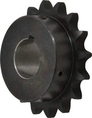 Browning - 16 Teeth, 3/4" Chain Pitch, Chain Size 60, Finished Bore Sprocket - 1-3/8" Bore Diam, 3-27/32" Pitch Diam, 4.22" Outside Diam - Americas Industrial Supply