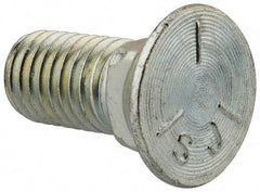 Value Collection - 5/8-11 UNC, 1-1/2" OAL, Steel Plow Bolt - Zinc-Plated Finish, Grade 5 - Americas Industrial Supply