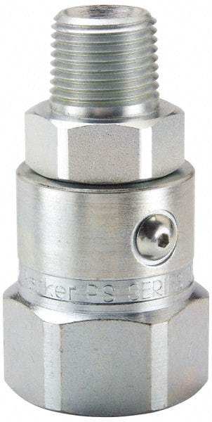 Parker - 1 - 11-1/2 NPTF Steel Hydraulic Hose Male NPT To Female NPT Swivel - 5,000 psi - Americas Industrial Supply