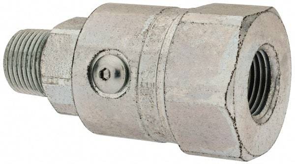 Parker - 3/8-18 NPTF Steel Hydraulic Hose Male NPT To Female NPT Swivel - 5,000 psi - Americas Industrial Supply