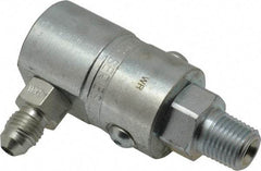 Parker - 1/4 NPTF to SAE(JIC) Steel Hydraulic Hose Male NPT to Male JIC Fitting - 5,000 psi - Americas Industrial Supply