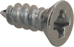 Value Collection - #2 Flat Head Phillips Sheet Metal Screw - Steel, 1/4" OAL, AISI 1016, ASME B18.6.3, ASME B18.6.4 & SAE J933, Grade 1016-1024 - Americas Industrial Supply