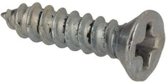 Value Collection - #2 Flat Head Phillips Sheet Metal Screw - Steel, 3/8" OAL, AISI 1016, ASME B18.6.3, ASME B18.6.4 & SAE J933, Grade 1016-1024 - Americas Industrial Supply