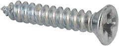 Value Collection - #2 Flat Head Phillips Sheet Metal Screw - Steel, 1/2" OAL, AISI 1016, ASME B18.6.3, ASME B18.6.4 & SAE J933, Grade 1016-1024 - Americas Industrial Supply