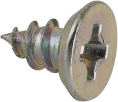 Value Collection - #6 Flat Head Phillips Sheet Metal Screw - Steel, 1/4" OAL, AISI 1016, ASME B18.6.3, ASME B18.6.4 & SAE J933, Grade 1016-1024 - Americas Industrial Supply