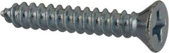 Value Collection - #6 Flat Head Phillips Sheet Metal Screw - Steel, 7/8" OAL, AISI 1016, ASME B18.6.3, ASME B18.6.4 & SAE J933, Grade 1016-1024 - Americas Industrial Supply