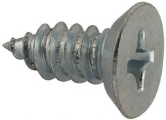 Value Collection - #14 Flat Head Phillips Sheet Metal Screw - Steel, 5/8" OAL, AISI 1016, ASME B18.6.3, ASME B18.6.4 & SAE J933, Grade 1016-1024 - Americas Industrial Supply