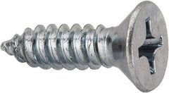 Value Collection - #14 Flat Head Phillips Sheet Metal Screw - Steel, 7/8" OAL, AISI 1016, ASME B18.6.3, ASME B18.6.4 & SAE J933, Grade 1016-1024 - Americas Industrial Supply