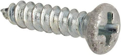 Value Collection - #4 Oval Head Phillips Sheet Metal Screw - Steel, 1/2" OAL, AISI 1016, ANSI/ASME B18.6.4, ASME B18.6.3 & SAE J933, Grade 1016-1024 - Americas Industrial Supply
