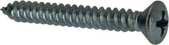Value Collection - #10 Oval Head Phillips Sheet Metal Screw - Steel, 1-1/2" OAL, AISI 1016, ANSI/ASME B18.6.4, ASME B18.6.3 & SAE J933, Grade 1016-1024 - Americas Industrial Supply