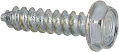 Value Collection - #4 Hex Washer Head Sheet Metal Screw - Steel, 1/2" Length Under Head, AISI 1016, ASME B18.6.3, ASME B18.6.4 & SAE J933, Grade 1016-1024 - Americas Industrial Supply