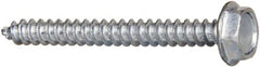 Value Collection - #6 Hex Washer Head Sheet Metal Screw - Steel, 1-1/4" Length Under Head, AISI 1016, ASME B18.6.3, ASME B18.6.4 & SAE J933, Grade 1016-1024 - Americas Industrial Supply