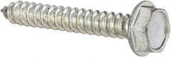 Value Collection - #10 Hex Washer Head Sheet Metal Screw - Steel, 1-1/4" Length Under Head, AISI 1016, ASME B18.6.3, ASME B18.6.4 & SAE J933, Grade 1016-1024 - Americas Industrial Supply