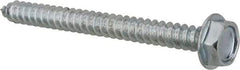 Value Collection - #10 Hex Washer Head Sheet Metal Screw - Steel, 2" Length Under Head, AISI 1016, ASME B18.6.3, ASME B18.6.4 & SAE J933, Grade 1016-1024 - Americas Industrial Supply