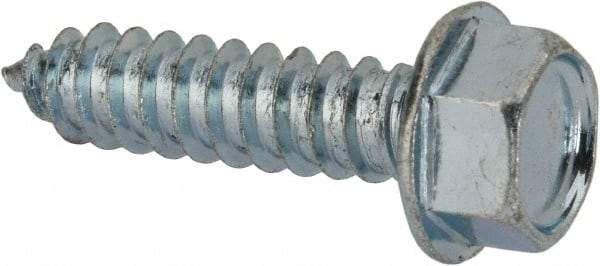 Value Collection - #14 Hex Washer Head Sheet Metal Screw - Steel, 1" Length Under Head, AISI 1016, ASME B18.6.3, ASME B18.6.4 & SAE J933, Grade 1016-1024 - Americas Industrial Supply