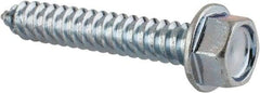 Value Collection - #14 Hex Washer Head Sheet Metal Screw - Steel, 1-1/2" Length Under Head, AISI 1016, ASME B18.6.3, ASME B18.6.4 & SAE J933, Grade 1016-1024 - Americas Industrial Supply