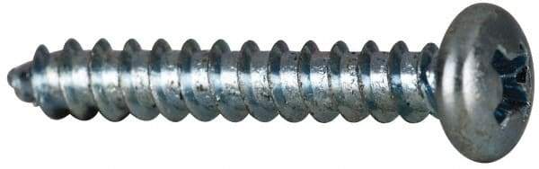 Value Collection - #6 Pan Head Phillips Sheet Metal Screw - Steel, 7/8" Length Under Head, AISI 1016, ASME B18.6.3, ASME B18.6.4 & SAE J933, Grade 1016-1024 - Americas Industrial Supply