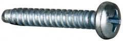 Value Collection - #8 Pan Head Phillips Sheet Metal Screw - Steel, 1" Length Under Head, AISI 1016, ASME B18.6.3, ASME B18.6.4 & SAE J933, Grade 1016-1024 - Americas Industrial Supply