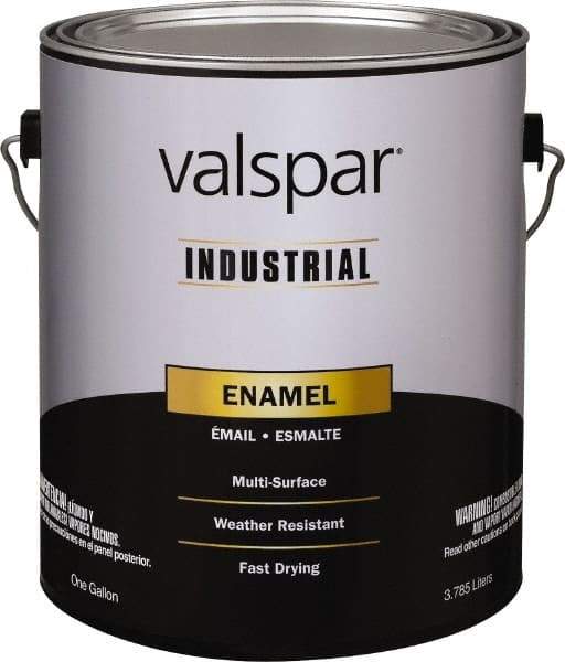 Valspar - 1 Gal Black Gloss Finish Enamel Paint - Interior/Exterior, 400 gL VOC Compliance - Americas Industrial Supply