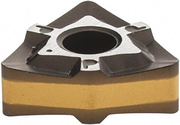 Iscar - WNMG3-2 PP Grade IC8250 Carbide Turning Insert - TiCN/Al2O3/TiN Finish, 80° Trigon, 3/8" Inscr Circle, 5/32" Thick, 1/32" Corner Radius - Americas Industrial Supply