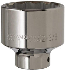 Paramount - 2-3/8", 3/4" Drive, Standard Hand Socket - 12 Points, 3-5/8" OAL - Americas Industrial Supply