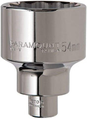 Paramount - 3/4" Drive, Standard Hand Socket - 12 Points, 3-13/64" OAL, Steel, Chrome Finish - Americas Industrial Supply