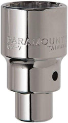 Paramount - 3/4" Drive, Standard Hand Socket - 12 Points, 2-5/8" OAL, Steel, Chrome Finish - Americas Industrial Supply