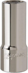 Paramount - 7/8", 3/4" Drive, Deep Hand Socket - 6 Points, 3-1/2" OAL, Steel, Chrome Finish - Americas Industrial Supply