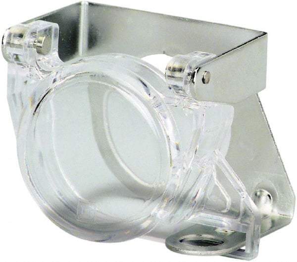 Square D - 30mm, Clear, Selector Switch Padlock Attachment - For Use with 9001K/SK Selector Switches - Americas Industrial Supply