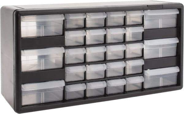 Akro-Mils - 26 Drawer, Small Parts Cabinet - 6-3/8" Deep x 20" Wide x 10-11/32" High - Americas Industrial Supply