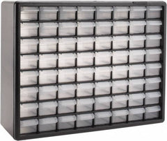 Akro-Mils - 64 Drawer, Small Parts Cabinet - 6-3/8" Deep x 20" Wide x 15-13/16" High - Americas Industrial Supply