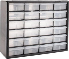 Akro-Mils - 24 Drawer, Small Parts Cabinet - 6-3/8" Deep x 20" Wide x 15-13/16" High - Americas Industrial Supply
