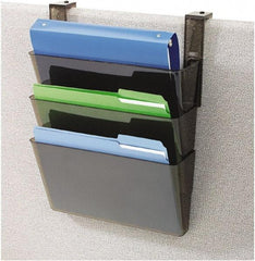 Deflect-o - 11 x 8 1/2", Letter Size, Smoke, File Folders with Top Tab - Americas Industrial Supply