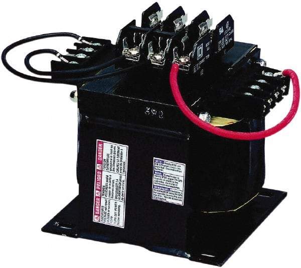 Square D - 1 Phase, 1,000 VA, Top Mount Fuse Block Control Transformer - 239°F Temp Rise - Americas Industrial Supply