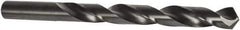 Precision Twist Drill - 3/8" 118° High Speed Steel Jobber Drill - Oxide Finish, Right Hand Cut, Spiral Flute, Straight Shank, 5" OAL, Split Point - Americas Industrial Supply