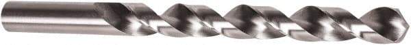 Precision Twist Drill - 21/64" 118° High Speed Steel Jobber Drill - Bright Finish, Right Hand Cut, Spiral Flute, Straight Shank, 4-5/8" OAL, Standard Point - Americas Industrial Supply