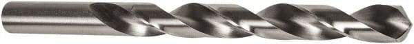 Precision Twist Drill - 23/64" 118° High Speed Steel Jobber Drill - Bright Finish, Right Hand Cut, Spiral Flute, Straight Shank, 4-7/8" OAL, Standard Point - Americas Industrial Supply