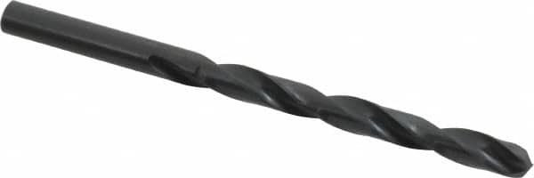 Precision Twist Drill - Letter H 135° High Speed Steel Jobber Drill - Oxide Finish, Right Hand Cut, Spiral Flute, Straight Shank, 4-1/8" OAL, Split Point - Americas Industrial Supply