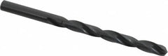 Precision Twist Drill - Letter H 135° High Speed Steel Jobber Drill - Oxide Finish, Right Hand Cut, Spiral Flute, Straight Shank, 4-1/8" OAL, Split Point - Americas Industrial Supply