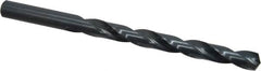 Precision Twist Drill - Letter O 135° High Speed Steel Jobber Drill - Oxide Finish, Right Hand Cut, Spiral Flute, Straight Shank, 4-1/2" OAL, Split Point - Americas Industrial Supply