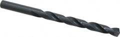 Precision Twist Drill - Letter Q 135° High Speed Steel Jobber Drill - Oxide Finish, Right Hand Cut, Spiral Flute, Straight Shank, 4-3/4" OAL, Split Point - Americas Industrial Supply