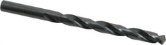 Precision Twist Drill - Letter R 135° High Speed Steel Jobber Drill - Oxide Finish, Right Hand Cut, Spiral Flute, Straight Shank, 4-3/4" OAL, Split Point - Americas Industrial Supply